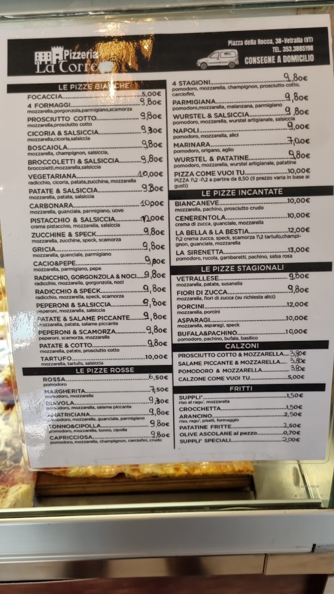 Menu Pizzeria La Torre By #strapizzami-1